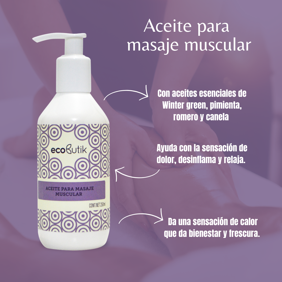 Aceite para Masaje Muscular