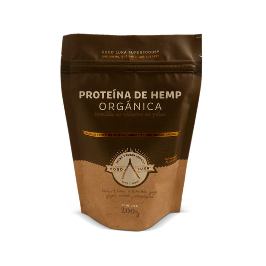 Proteína de Hemp Orgánica En Polvo Good Luka Superfood